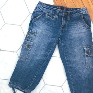 Size 0 cargo jeans